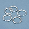 201 Stainless Steel Huggie Hoop Earring Findings STAS-P283-01K-S-2