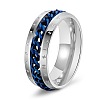 Viking Rune Titanium Steel Rotatable Finger Ring for Men PW-WG428D7-04-1