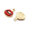 Alloy Enamel Pendants ENAM-K069-04G-02-2