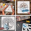 Plastic Reusable Drawing Painting Stencils Templates DIY-WH0202-272-4