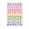 Laser Nail Art Stickers Decals MRMJ-T010-167B-1