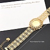 Elegant Vintage Style Brass Link Bracelets for Women TD0107-3-2