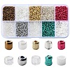 100G 10 Colors Glass Seed Beads SEED-YW0002-89D-1