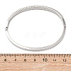 304 Stainless Steel Micro Pave Cubic Zirconia Hinged Bangles for Women BJEW-Z146-04P-3