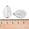 Non-Tarnish 304 Stainless Steel Pendants STAS-P364-13P-3