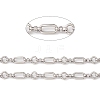 Tarnish Resistant 304 Stainless Steel Ring and Oval Link Chains X-CHS-E023-04P-2