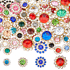 Glass Rhinestone Buttons DIY-HS0001-64-1