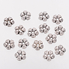 Heart Tibetan Style Charms Tibetan Silver Spacers Beads LS-AC0752-NF-1