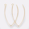 PVD Vacuum Plating 304 Stainless Steel Earring Hooks LS-X-STAS-K184-05-01G-1