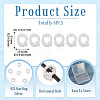 6Pcs 925 Sterling Silver Hollow Initial Beads STER-TA0001-53Q-5