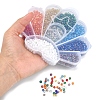 1730Pcs 9 Style 6/0 Round Glass Seed Beads SEED-YW0002-04-5