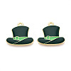 Alloy Enamel Pendants ENAM-T023-11B-1