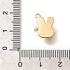 Brass Charms KK-C085-02G-3