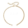 304 Stainless Steel Cable Chain and Twisted Chain Bracelet Making AJEW-JB01477-1