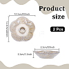 2Pcs Porcelain Candle Holders DJEW-PH0001-87B-2