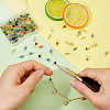 140Pcs 7 Styles Electroplate Glass Charms PALLOY-FH00184-3