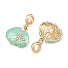 Alloy Enamel European Dangle Charms AL-CBAC2D3-04G-02-2