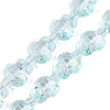 Transparent Glass Beads Strands DGLA-N021-02A-02-1