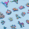 HOBBIESAY Animal Theme Alloy Pendant Sets FIND-HY0001-48-4