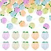 50Pcs 5 Colors Luminous Translucent Resin Decoden Cabochons RESI-TA0004-34-1