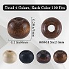 400Pcs 4 Styles  Natural Wood Beads WOOD-GF0002-15A-2