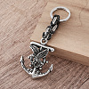 Vintage 304 Stainless Steel Anchor with Eagle Keychains ZH6166-4
