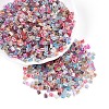 Transparent Inside Colours Glass Seed Beads SEED-T007-13M-3