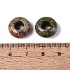Natural Unakite European Beads G-N359-17A-03-3