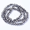 Electroplate Transparent Glass Beads Strands LS-EGLA-A034-T8mm-UA03-2