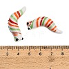 Handmade Lampwork Worm Figurines LA-CBA77D3-01B-3