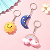 PVC Plastic Pendant Keychain KEYC-JKC00509-2