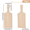 Pine Wooden Cutting Board with Handle AJEW-WH0250-93A-2