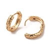 Brass Hoop Earrings EJEW-C073-15KCG-2