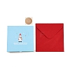 Square 3D Pop Up Paper Greeting Card AJEW-P123-A05-2