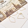 304 Stainless Steel Wire Pendants STAS-X0017-15G-5