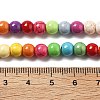 Synthetic Turquoise Beads Strands G-B140-A01-6mm-4