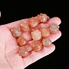 Natural Peach Moonstone Lucky Cat Beads PW-WGCCACE-01-3