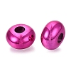 UV Plating Opaque Acrylic European Beads PACR-T017-19M-11-2