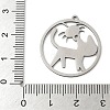 201 Stainless Steel Pendants LS-STAS-G366-02P-07-3
