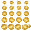 40Pc 5 Styles Alloy Buttons FIND-NB0005-78G-1