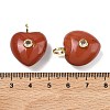 Natural Red Jasper Pendants G-B180-03G-08-3