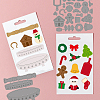 Christmas Theme Carbon Steel Cutting Dies Stencils DIY-WH0309-1206-3