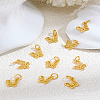 10Pcs Alloy Charms ENAM-LP0001-76-1