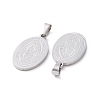 Non-Tarnish Fashionable 304 Stainless Steel Pendants STAS-J009A-01-3