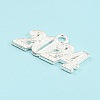 Alloy Numbers Pendants PALLOY-D028-01S-3