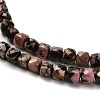 Natural Rhodonite Beads Strands G-H078-C16-01-4