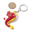 2Pcs 2 Styles Cartoon Dragon PVC Plastic Keychain KEYC-JKC00674-3