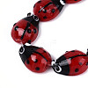 Handmade Lampwork Bumpy Beads Strands LAMP-N028-07-3