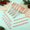 Vintage Wood Carved Applique AJEW-WH0077-259-4