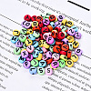 Craft Mixed Color Acrylic Beads SACR-YW0001-07-7